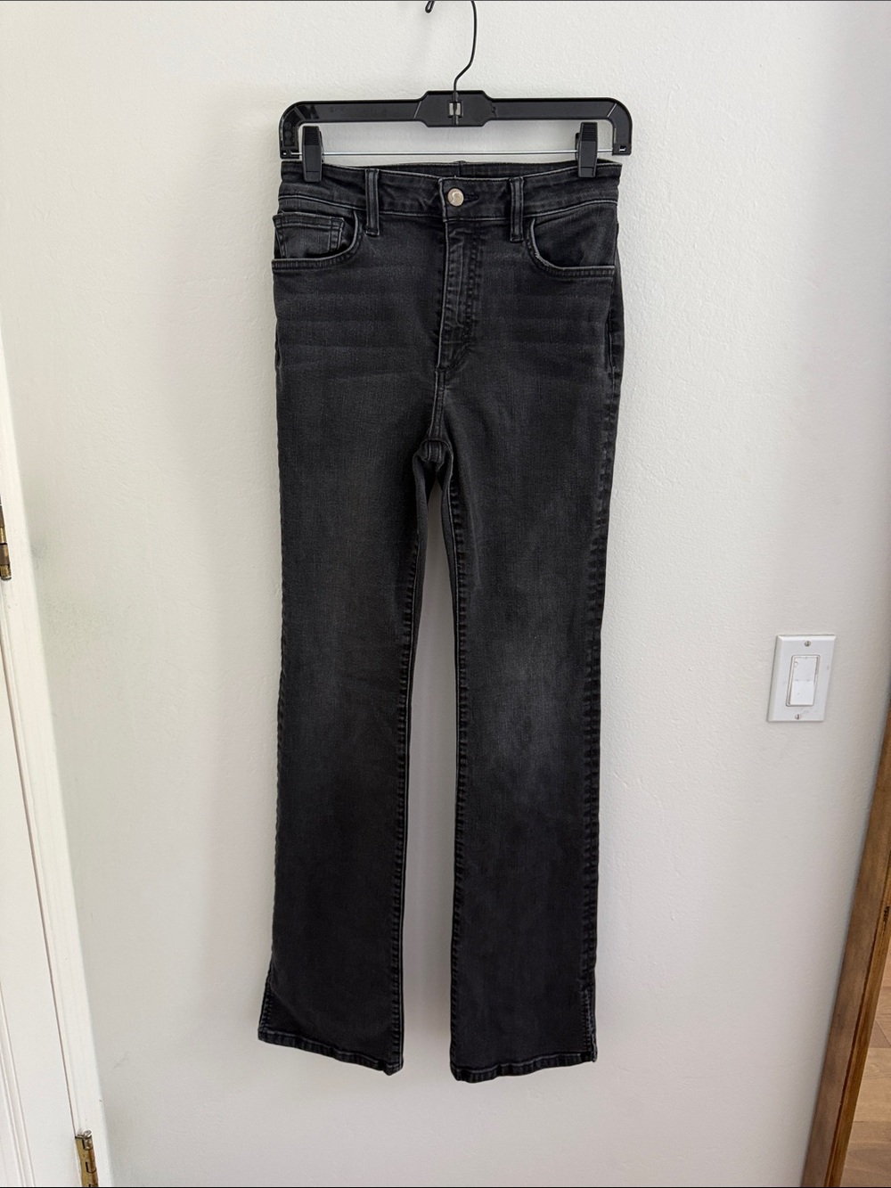 Joe's Jeans Black Flare High-Rise Jeans